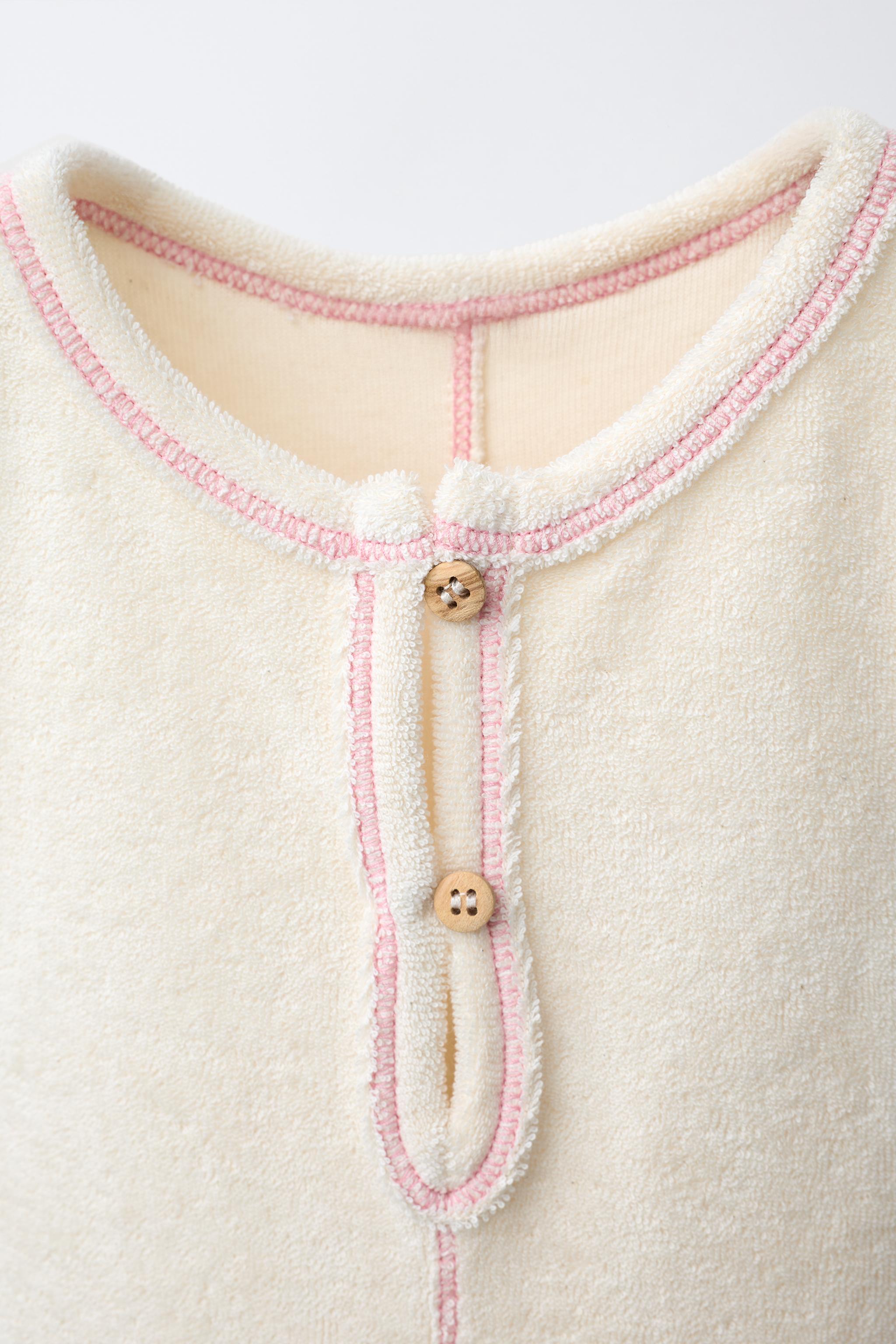 STAR POCKET TERRY CLOTH ROMPER